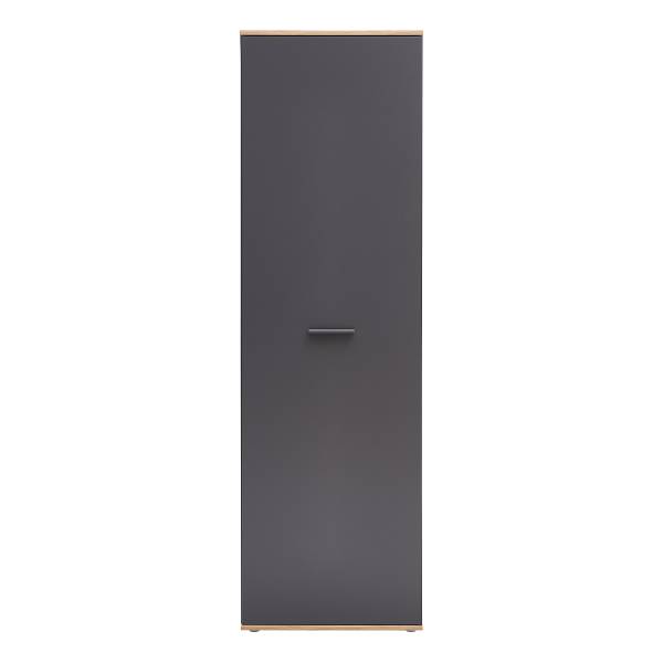 Garderobenschrank Bodini Anthrazit / Eiche Artisan Dekor