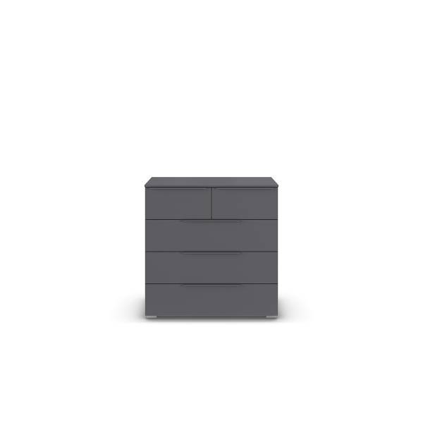 Kommode Monostar mit 5 Schubladen Graumetallic