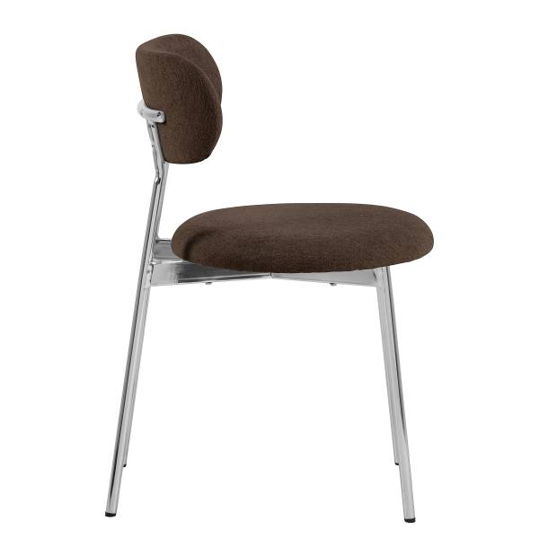 Set di 2 sedie imbottite SUKHO Marrone