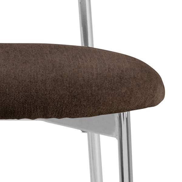 Set di 2 sedie imbottite SUKHO Marrone