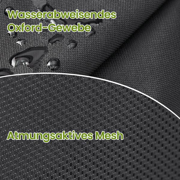 Hundetransportbox Opeti Stahl / Mischgewebe - Schwarz