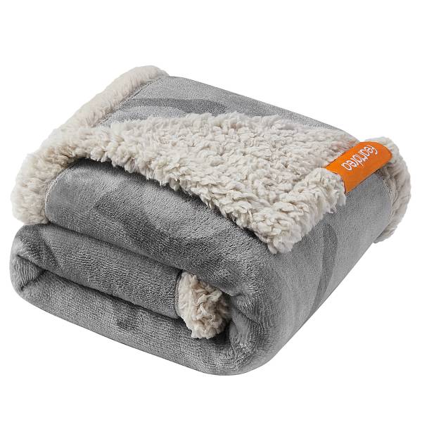 Hundeschlafdecke Bemma Polyester - Hellgrau