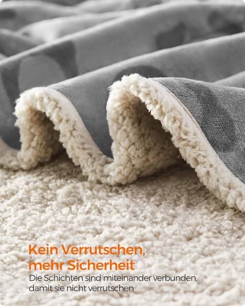Hundeschlafdecke Bemma Polyester - Hellgrau