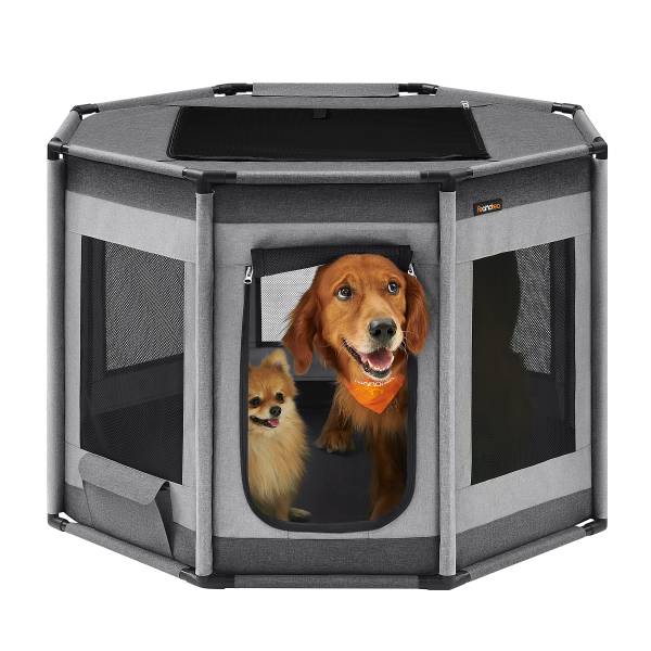 Hundeschlafbox Retok Stahl / PVC - Dunkelgrau
