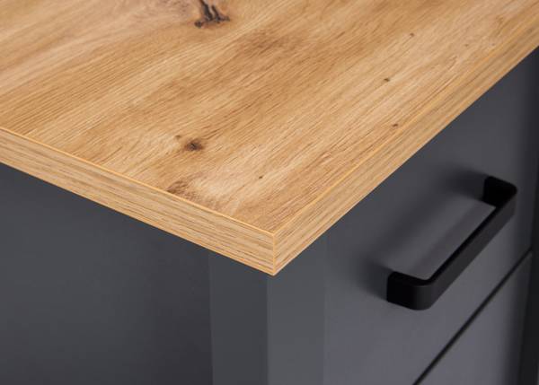 Mobile con 4 cassetti Veneto Effetto rovere Artisan / Antracite