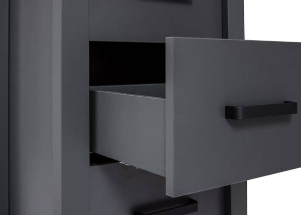 Mobile con 4 cassetti Veneto Effetto rovere Artisan / Antracite