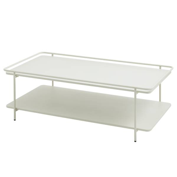 Table basse Dikan - Rectangulaire Blanc