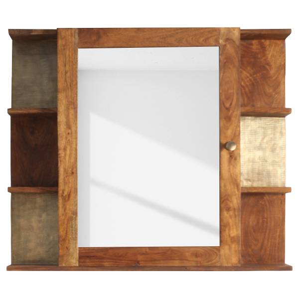Meuble bas massif Brick Acacia massif - Nougat