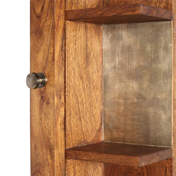 Meuble bas massif Brick Acacia massif - Nougat
