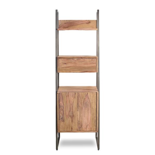Massives Regal Shelf 1 Tür Sheesham massiv