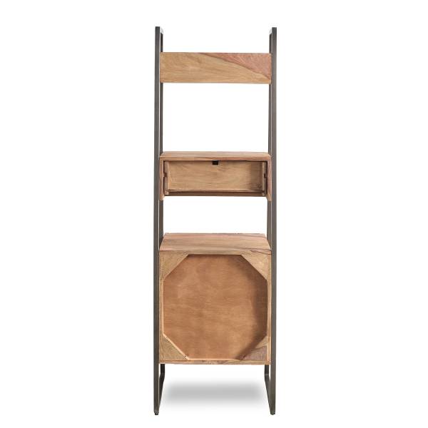 Massives Regal Shelf 1 Tür Sheesham massiv