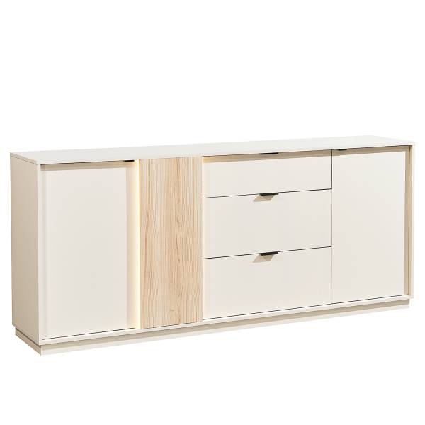 Madia con illuminazione Caballaa Cashmere / Effetto rovere