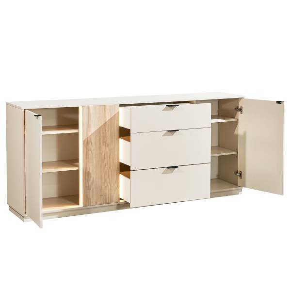 Madia con illuminazione Caballaa Cashmere / Effetto rovere