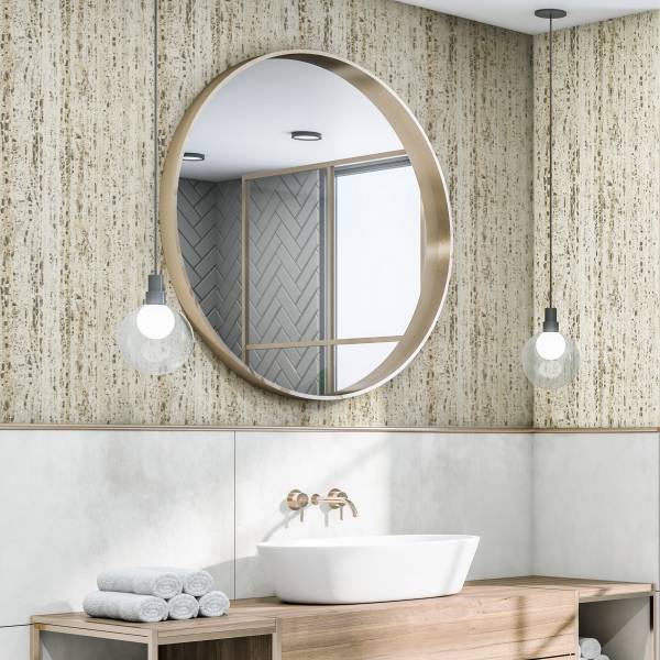 Papier peint intissé 33351 Aspect pierre Intissé - Beige