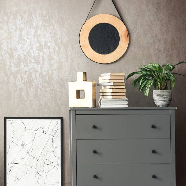 Vliesbehang 35133 Betonlook vlies - beige