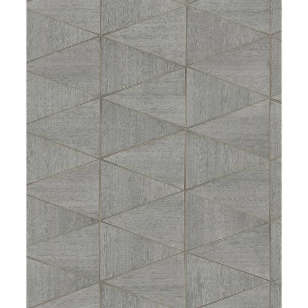 Papier peint 33355 Triangles graphiques Intissé - Gris