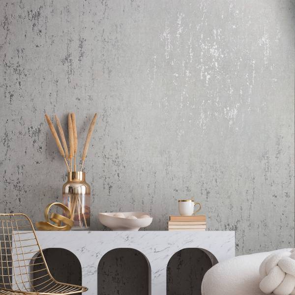 Vliestapete 35144 Betonoptik Vlies - Grau