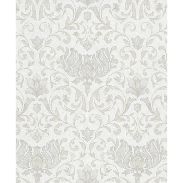 Fotomurale 35168 floreale Tessuto non tessuto - Bianco / Beige