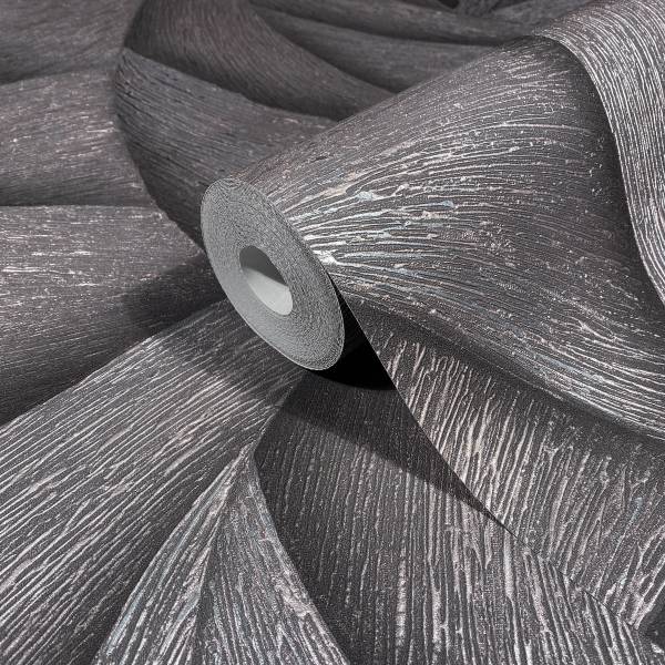 Fotomurale 35505 3D Tessuto non tessuto - Nero / Bronzo