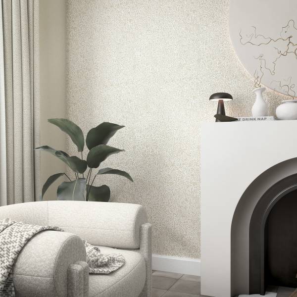 Fotomurale 35531 floreale Tessuto non tessuto - Beige