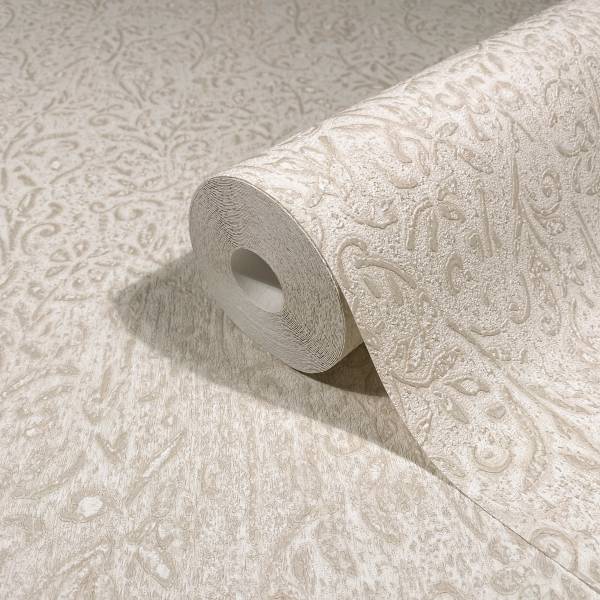 Fotomurale 35531 floreale Tessuto non tessuto - Beige