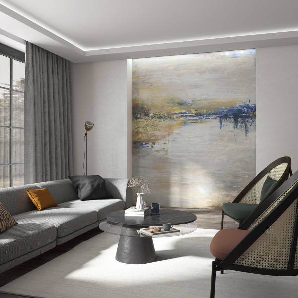 Vliestapete 35499 Landschaft Vlies - Beige