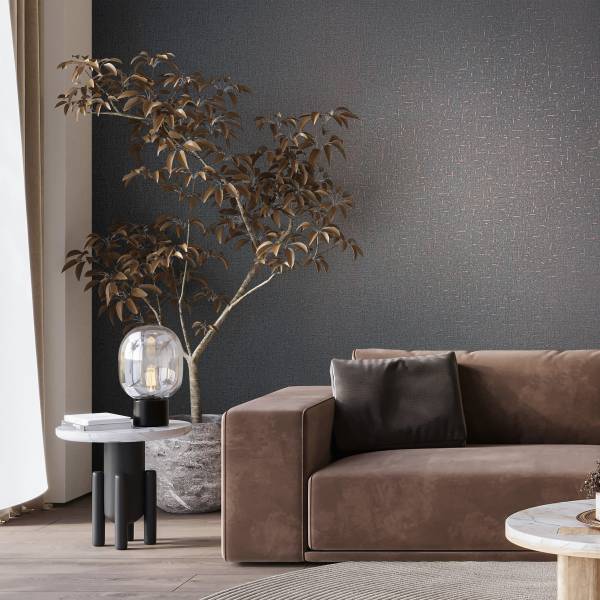 Papier peint intissé 35111 Uni Intissé - Anthracite