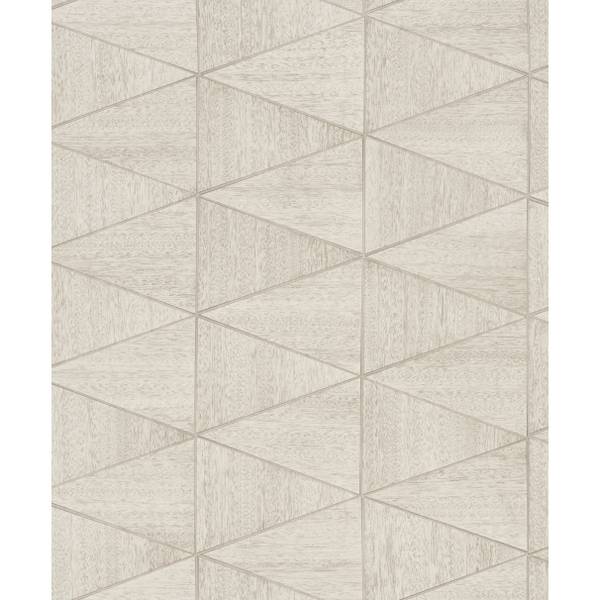 Fotomurale 33358 Triangoli Tessuto non tessuto - Beige