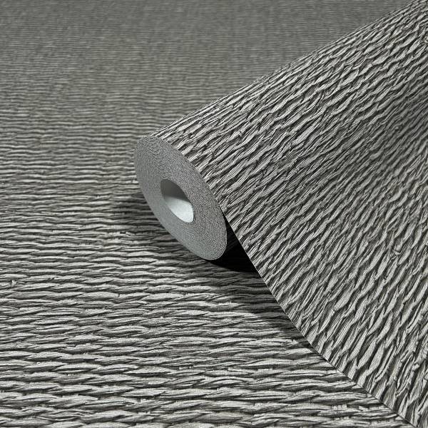 Carta da parati 33386 Tessuto Tessuto non tessuto - Grigio