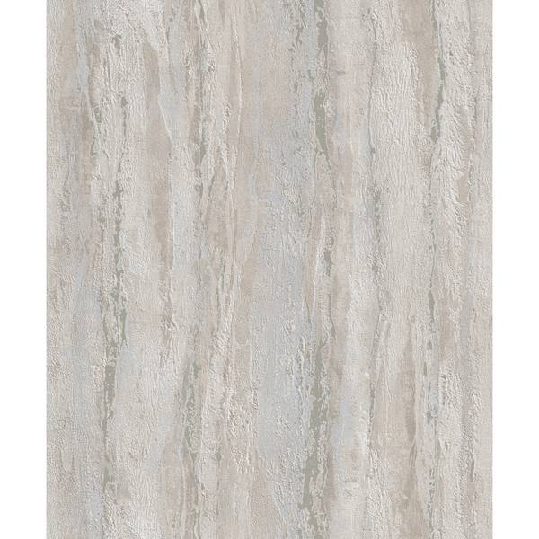 Papier peint intissé 35157 Effet enduit Intissé - Gris / Beige