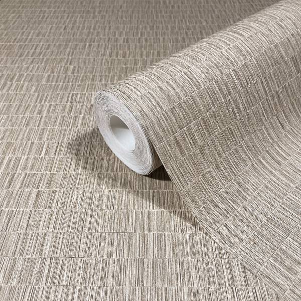 Carta da parati 35365 Tessuto Tessuto non tessuto - Beige / marrone