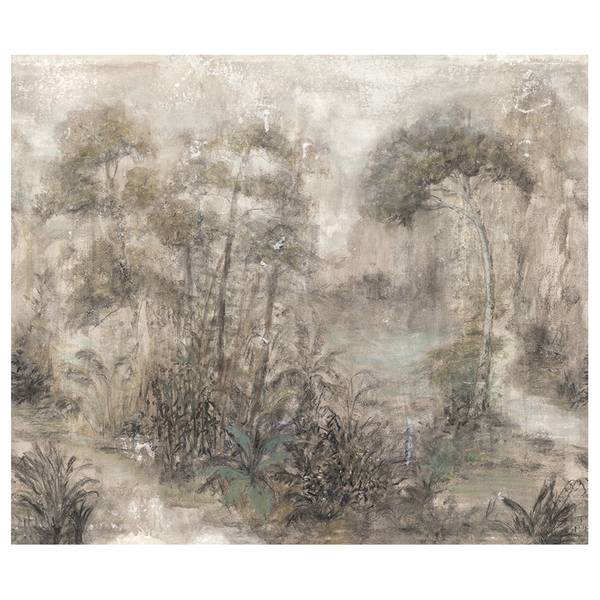 Vliestapete 35098 Wald Vlies - Beige / Braun