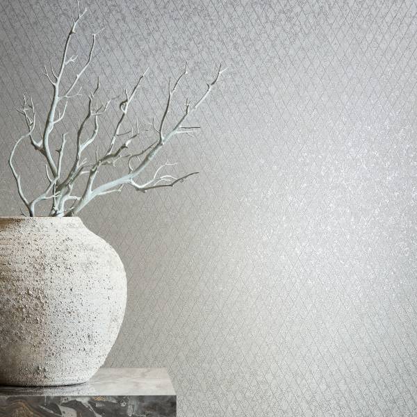 Vliestapete 35536 geometrische Linien Vlies - Grau