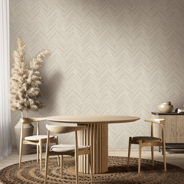 Fotomurale 33373 Effetto spina Tessuto non tessuto - Beige