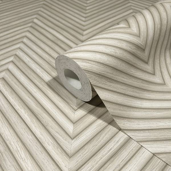 Fotomurale 33373 Effetto spina Tessuto non tessuto - Beige