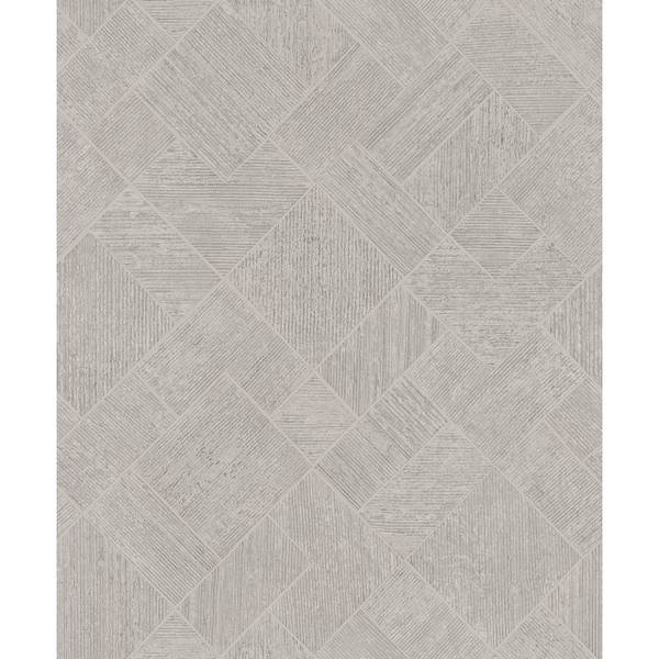 Fotomurale 35510 Linee geometriche Tessuto non tessuto - Grigio / Beige