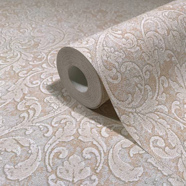 Vliestapete 35628 Ornamental Vlies - Beige / Braun