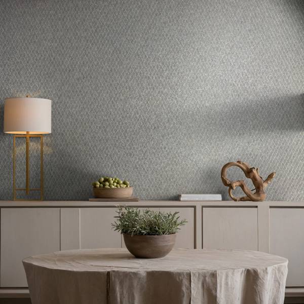 Vliestapete 35538 geometrische Linien Vlies - Grau
