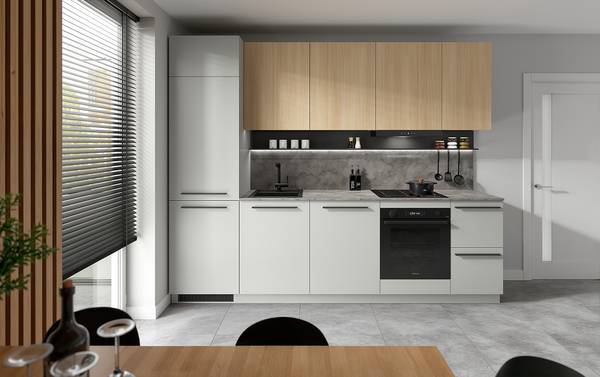 Werkblad ARCOO 225 cm donkere betonlook