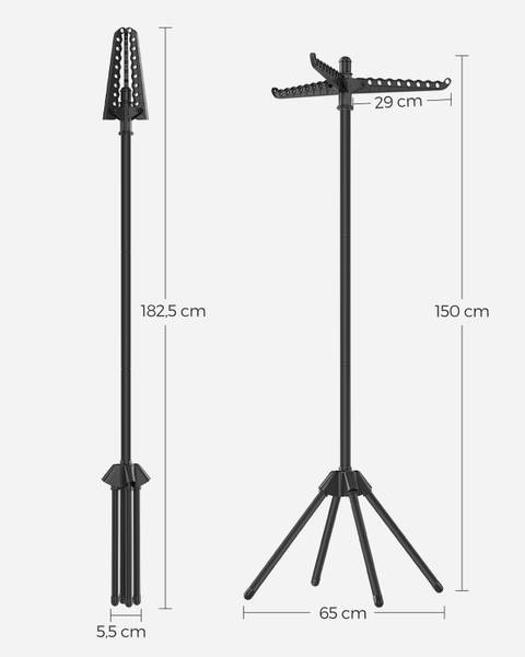 Wäscheständer Jubet Eisen / Polypropylen - Grau