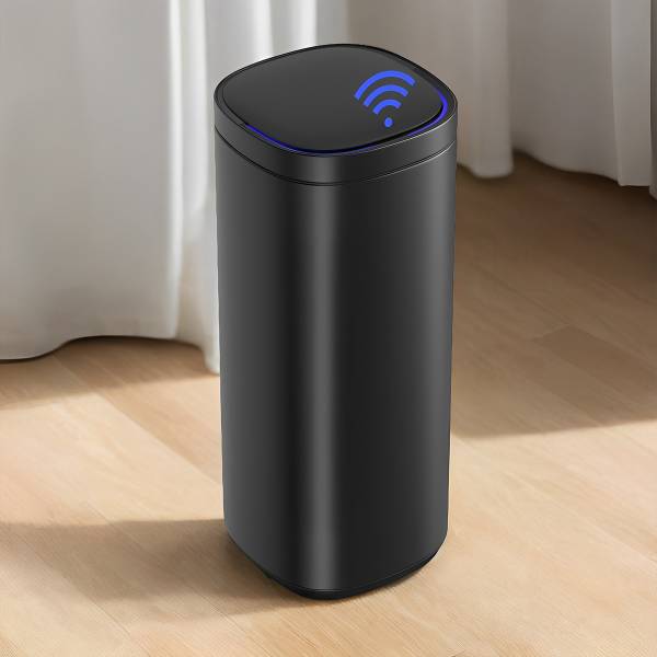 Mülleimer Masas Edelstahl / Polypropylen - Schwarz