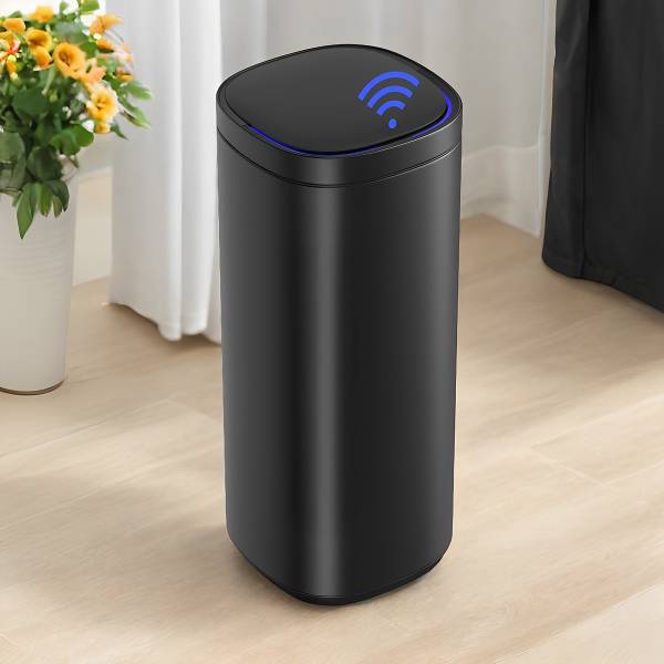 Mülleimer Masas Edelstahl / Polypropylen - Schwarz