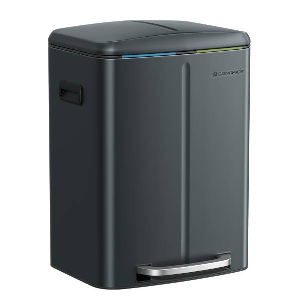 Mülleimer Nokdo Edelstahl / Polypropylen - Dunkelgrün