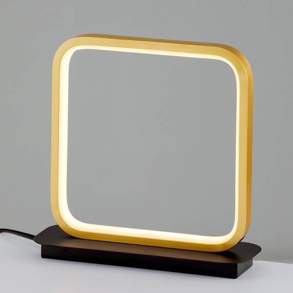 Tischleuchte Imar Aluminium / Acrylglas - Schwarz / Gold