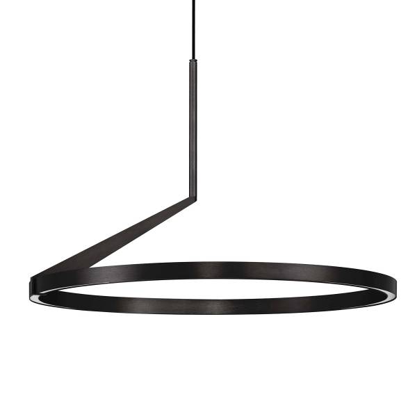 Pendelleuchte Tilia Aluminium / Acrylglas - Schwarz