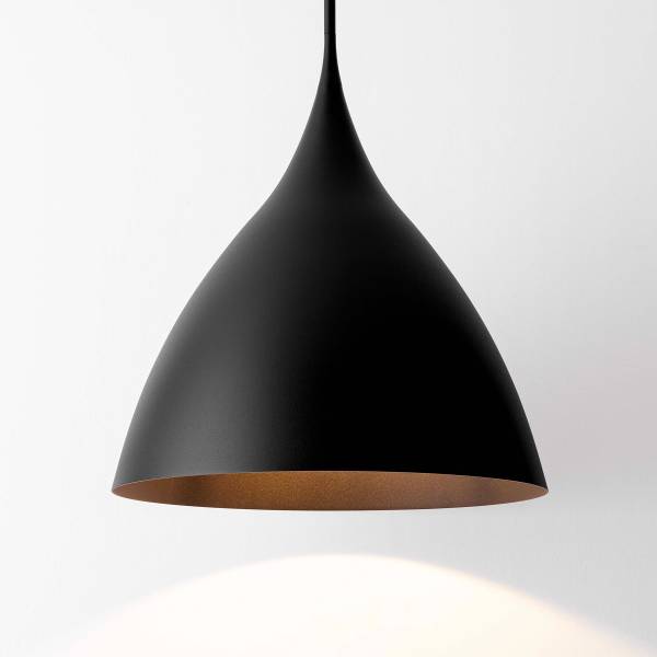 Pendelleuchte Syntopia Aluminium - Schwarz