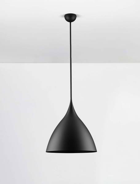 Pendelleuchte Syntopia Aluminium - Schwarz