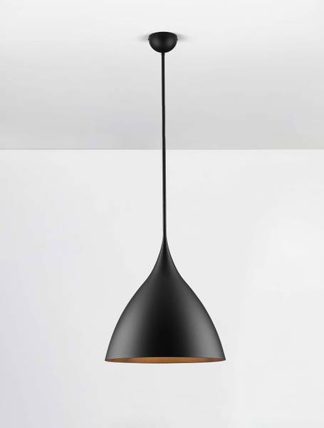 Pendelleuchte Syntopia Aluminium - Schwarz
