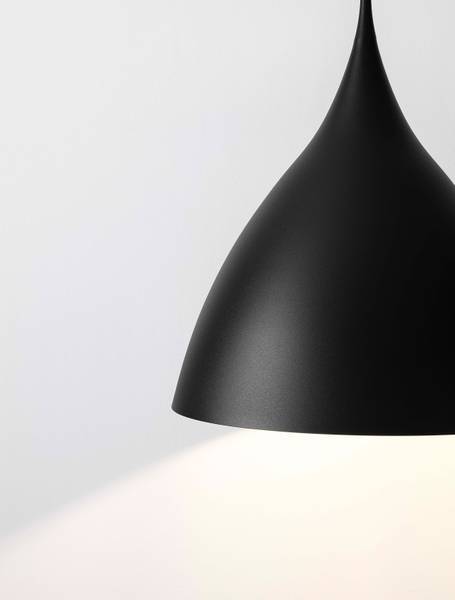 Pendelleuchte Syntopia Aluminium - Schwarz