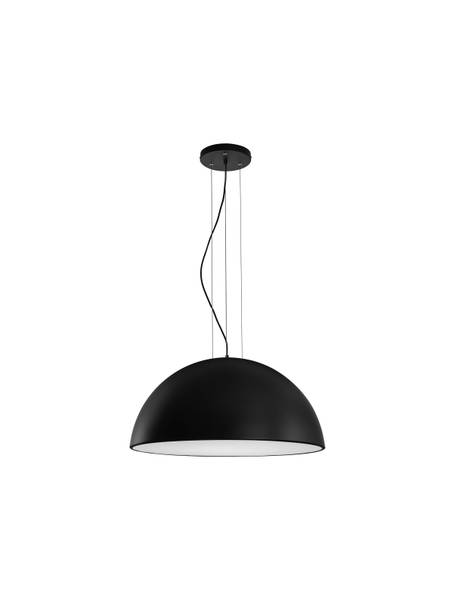 Pendelleuchte Tholos Aluminium - Schwarz - Durchmesser: 70 cm